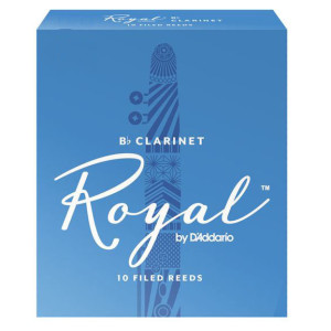 Caixa de 10 palhetas D'ADDARIO Royal para Clarinete